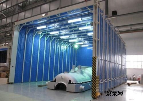 噴漆專用伸縮移動噴漆房 山東新邁環(huán)保設備生產廠